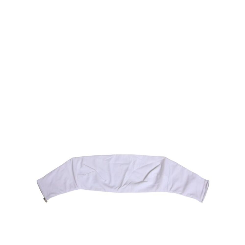 Dolce & Gabbana White Nylon Strapless Corset Top Women's Underwear